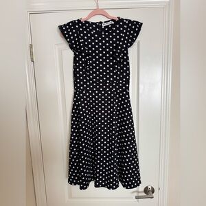 Black and White Polka Dot Dress